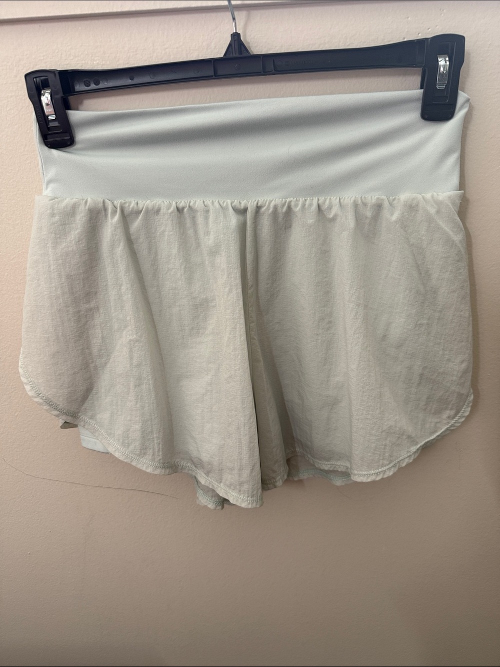 all in motion Pale Gray Layered Skort